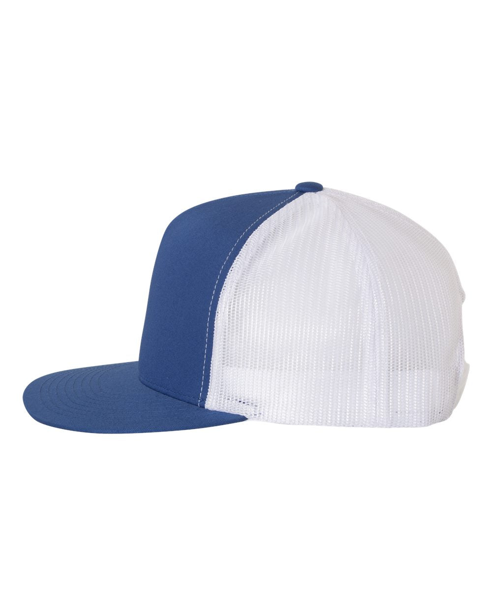 YP Classics, Yupoong 6006 Flat Bill Trucker Cap - Blank